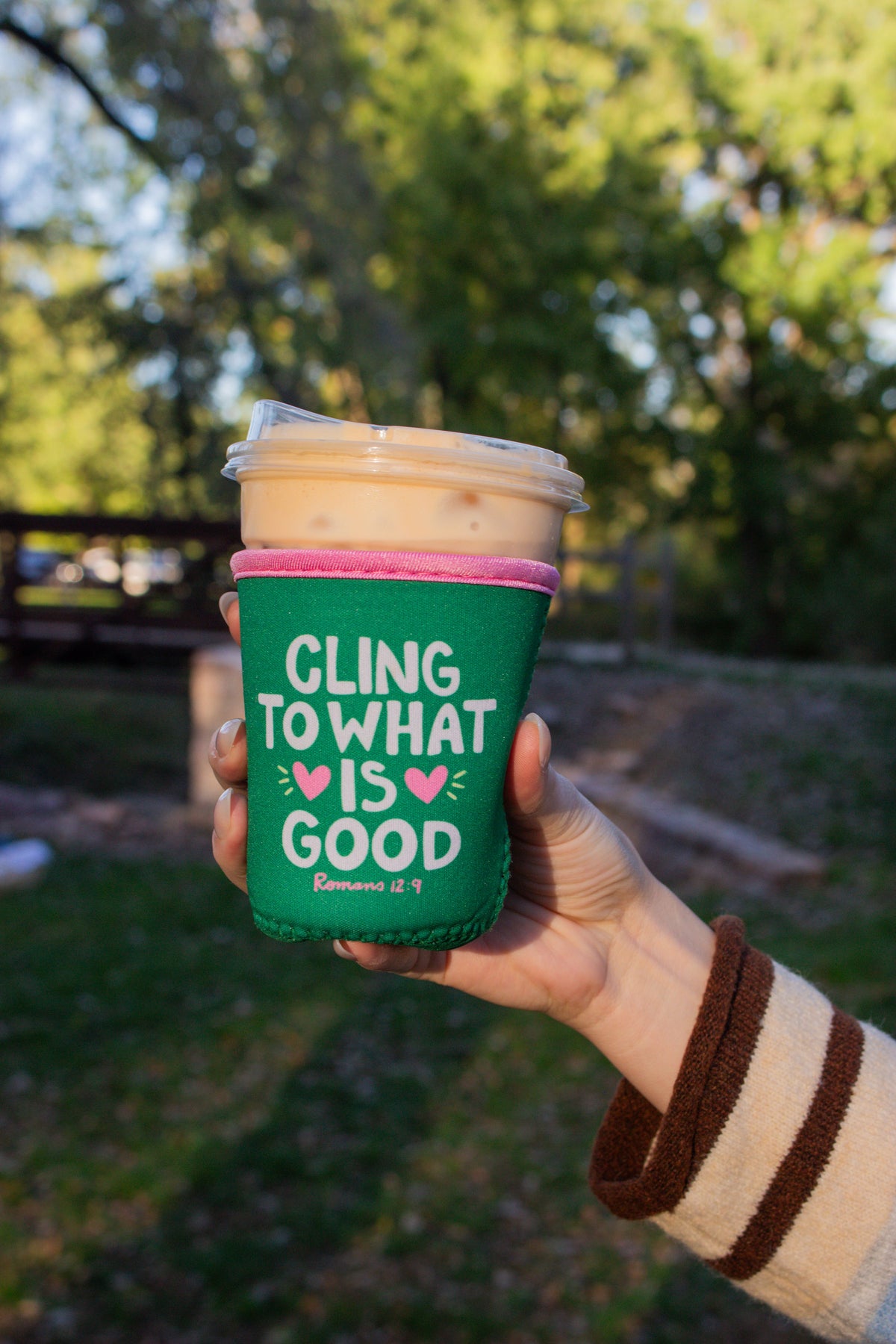 Cling To What Is Good Coffee Sleeve 🍵💞