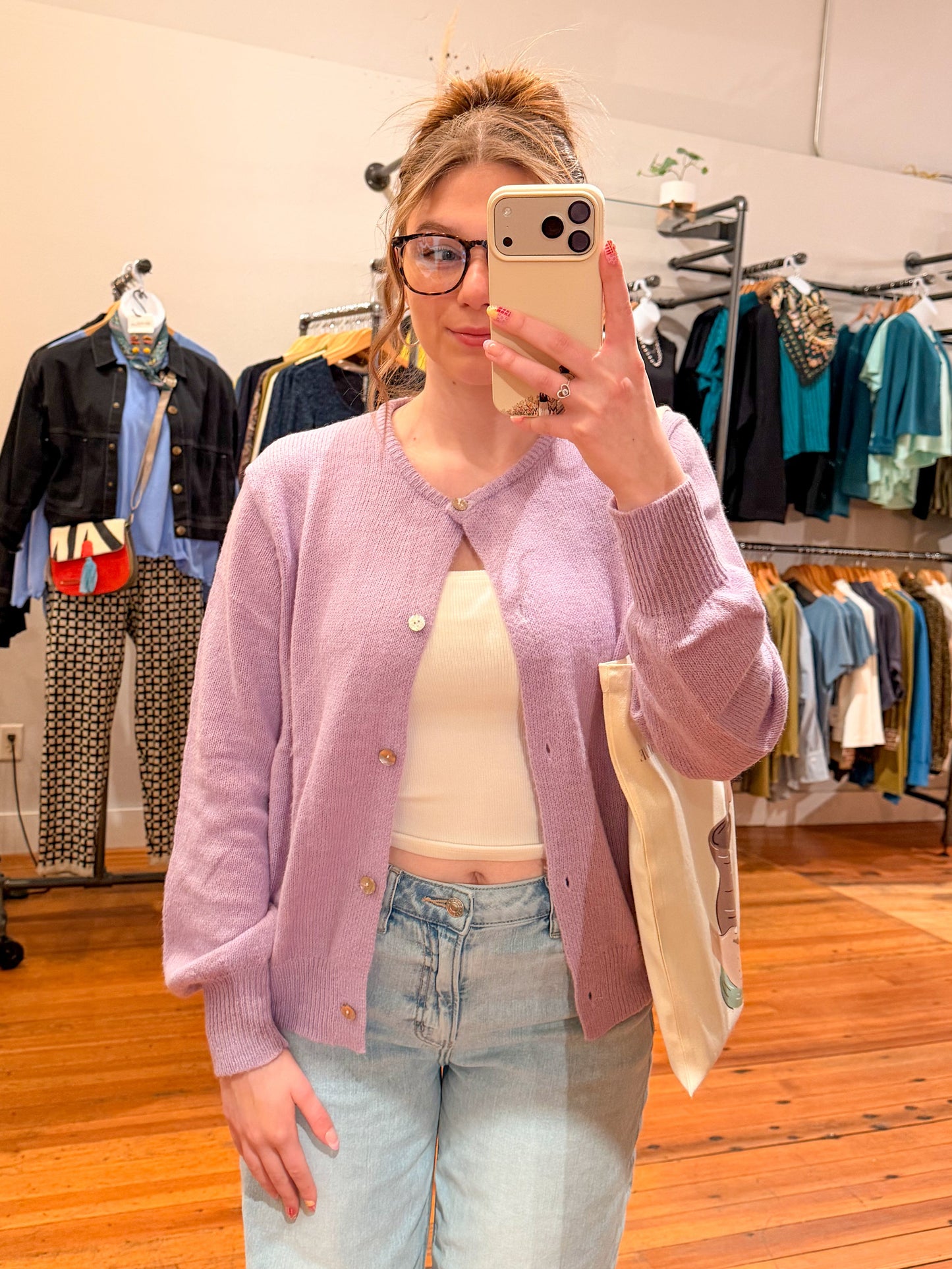 Lavender Cloud Cardi πβοΈ