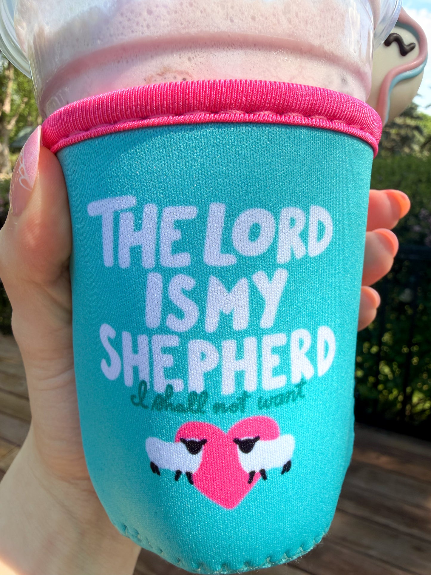 The Lord Is My Shepherd - Coffee Sleeve ☕️🩵