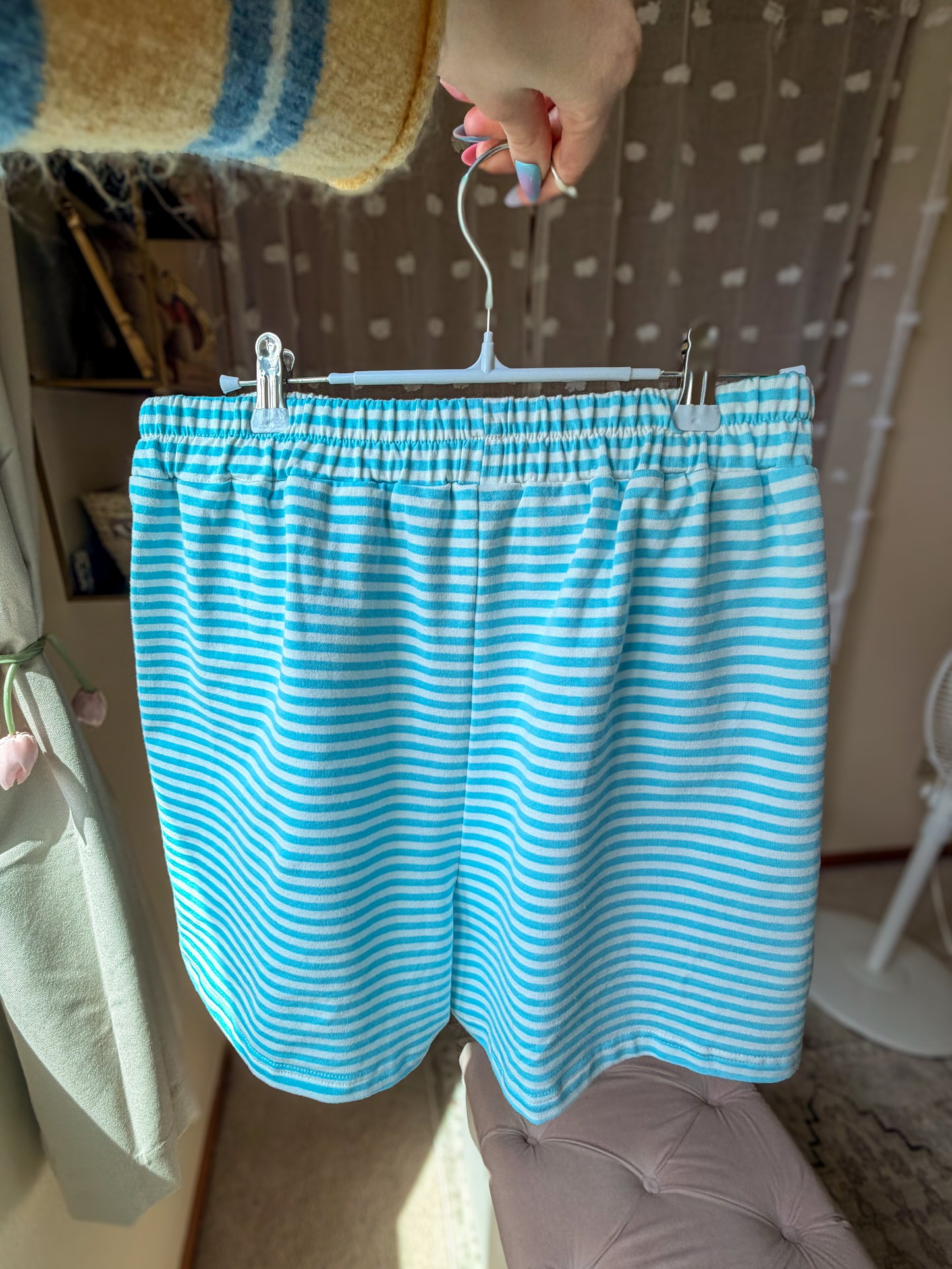 Cotton Candy Skies Shorts - Blue Raspberry ☁️🩵