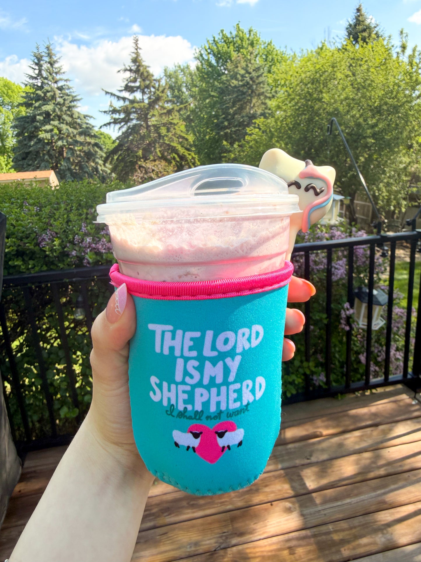 The Lord Is My Shepherd - Coffee Sleeve ☕️🩵