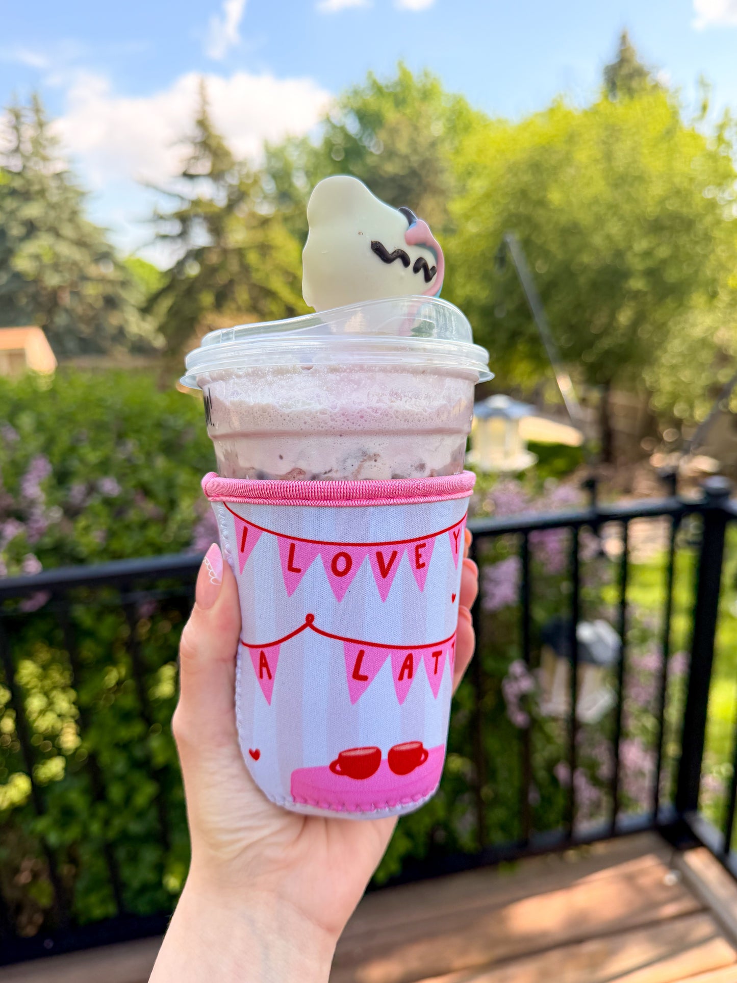 I Love You A Latte - Coffee Sleeve ☕️💗