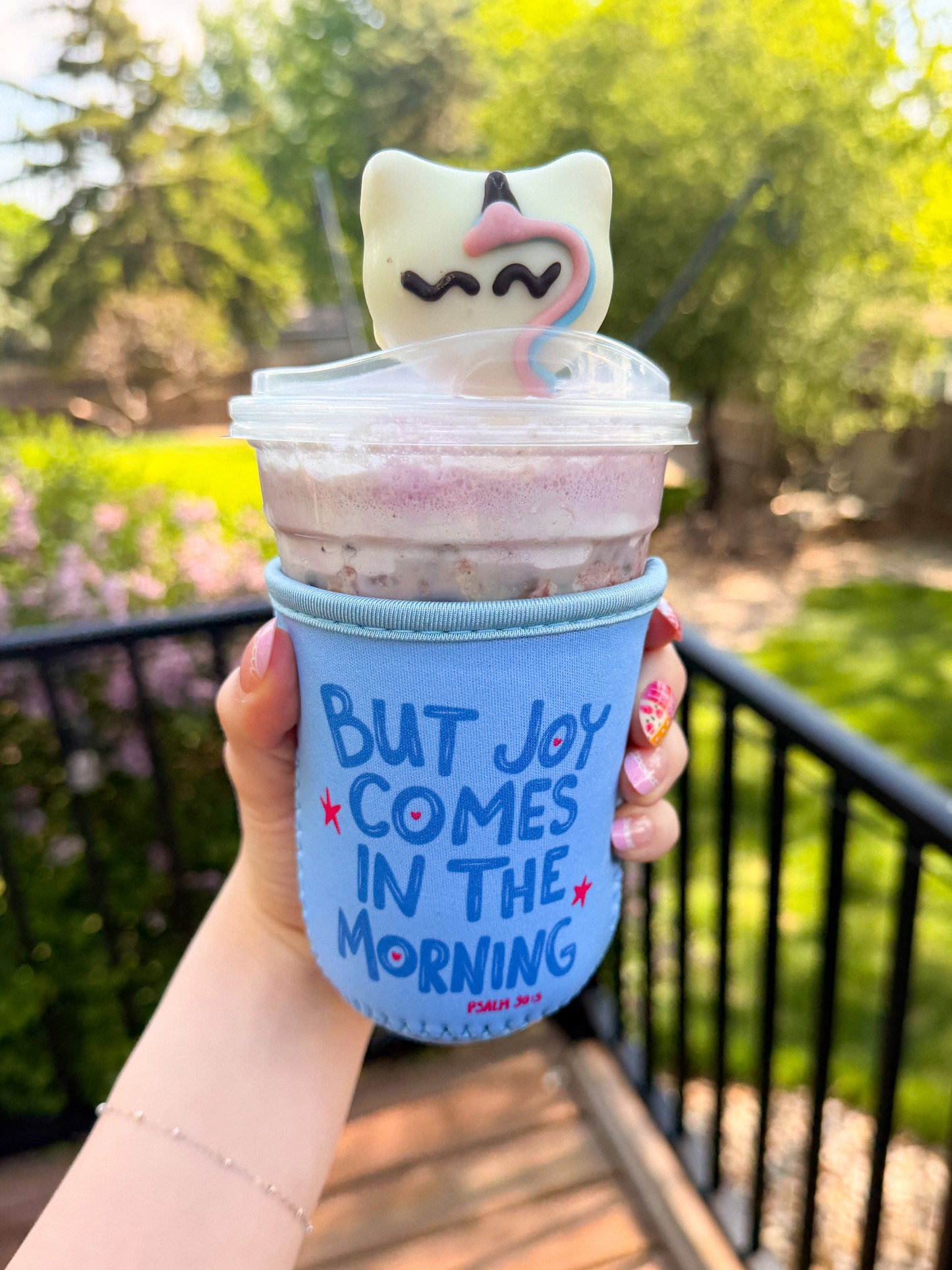 Joy Comes In The Morning - Coffee Sleeve ☀️