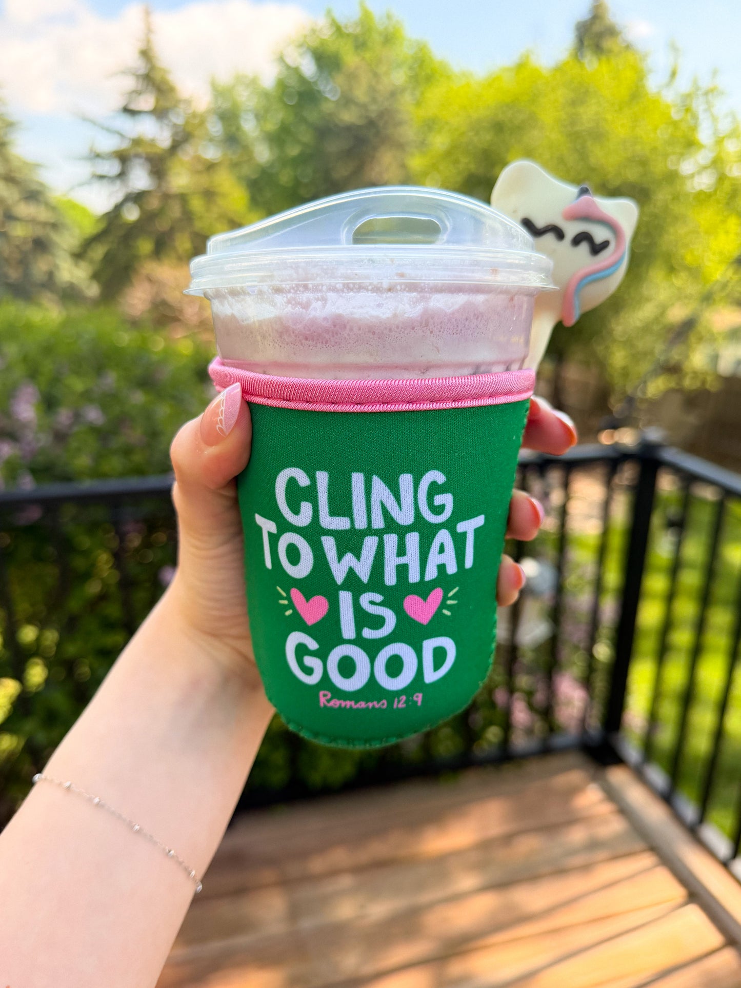 Cling To What Is Good - Coffee Sleeve 🍵💞